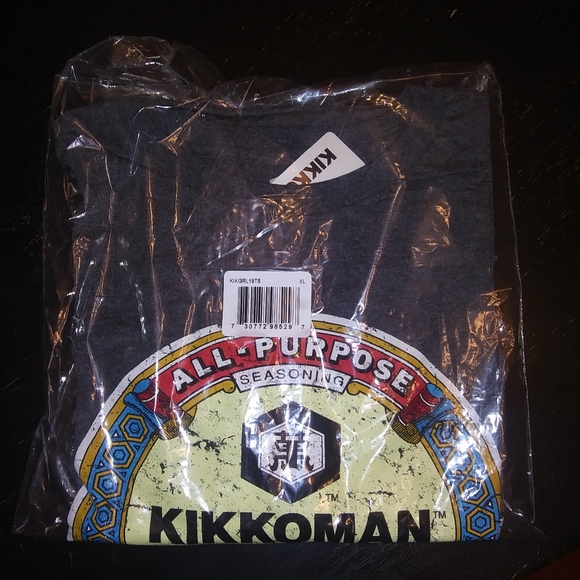 LAST 1! NWT Ironic Kikkoman Soy Sauce Gray Tshirt! - Picture 4 of 5